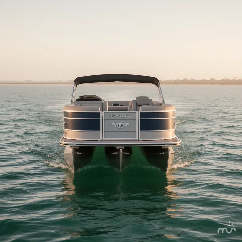 Slide: The Image of Bentley Pontoons Legacy 243 Navigator 2026 - 2