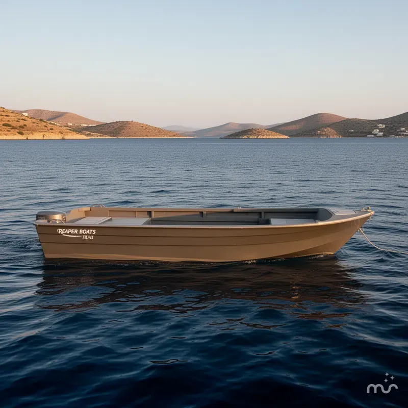 Slide: The Image of Reaper Boats 756 Step Transom 2026 - 2