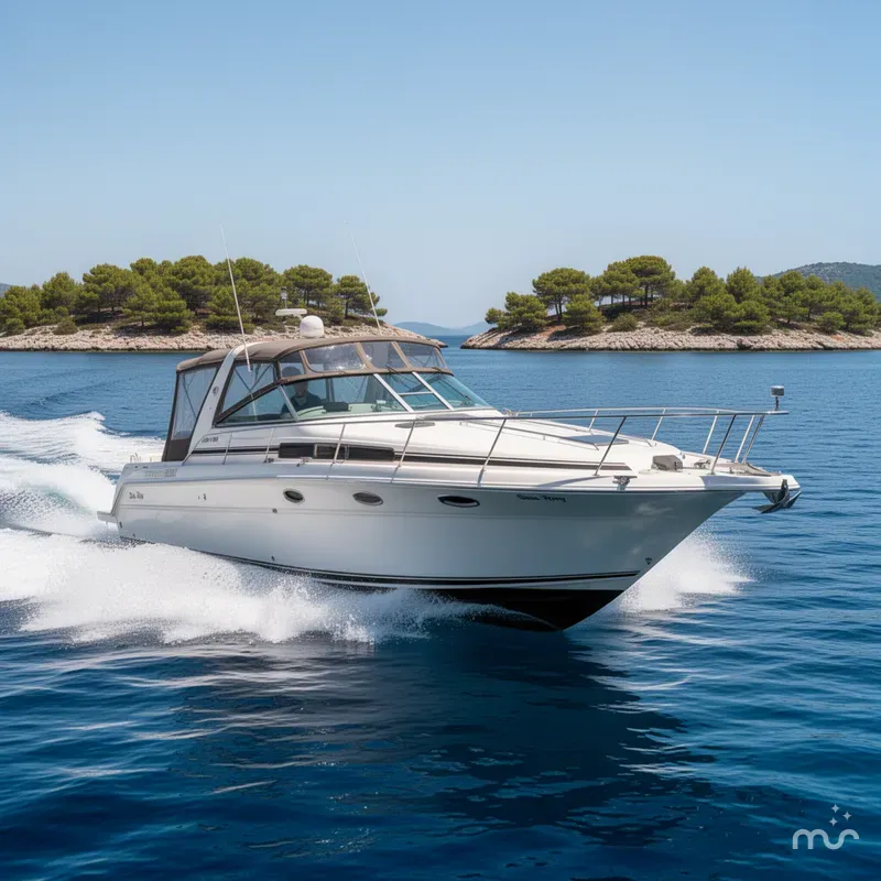 Slide: The Image of Sea Ray 370 Express Cruiser 1992 - 4