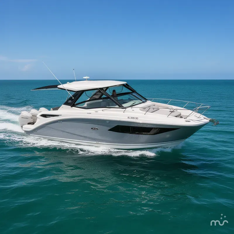 Slide: The Image of Sea Ray Sundancer 320 Outboard 2022 - 0