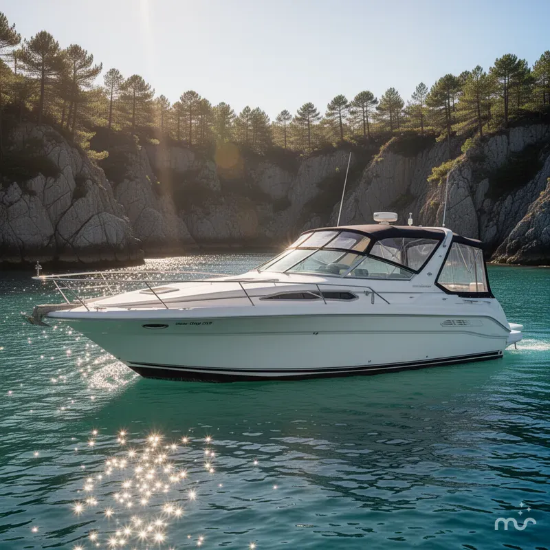 Slide: The Image of Sea Ray Sundancer 310 1990 - 2