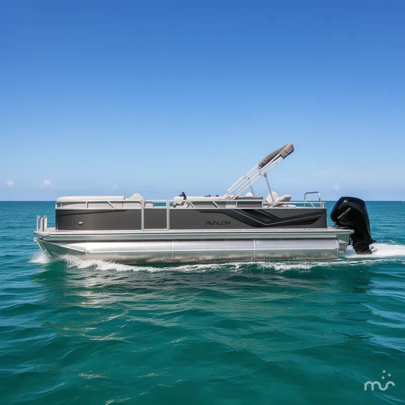 Slide: The Image of Avalon Venture 85 23 VERSA FISH-TRITOON 200HP 2025 - 1