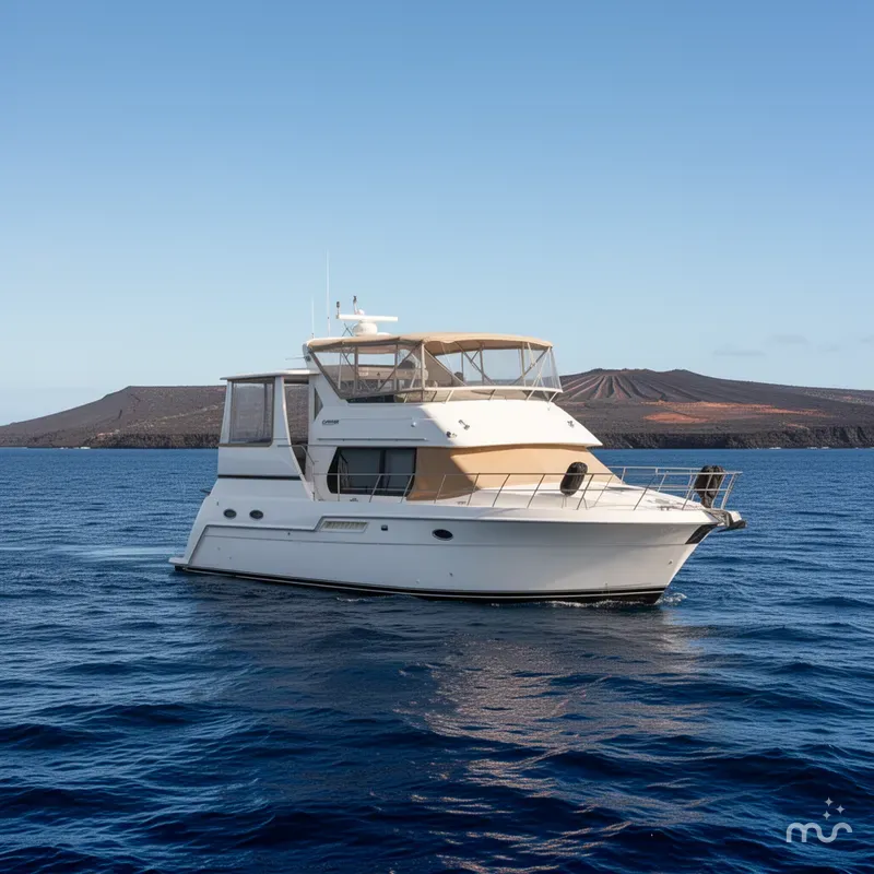 The Image of Carver Yachts 406 Aft Cabin Motor Yacht 2000 - 0