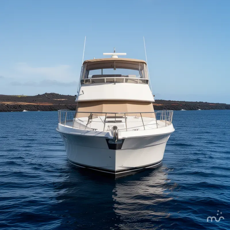 Slide: The Image of Carver Yachts 406 Aft Cabin Motor Yacht 2000 - 1