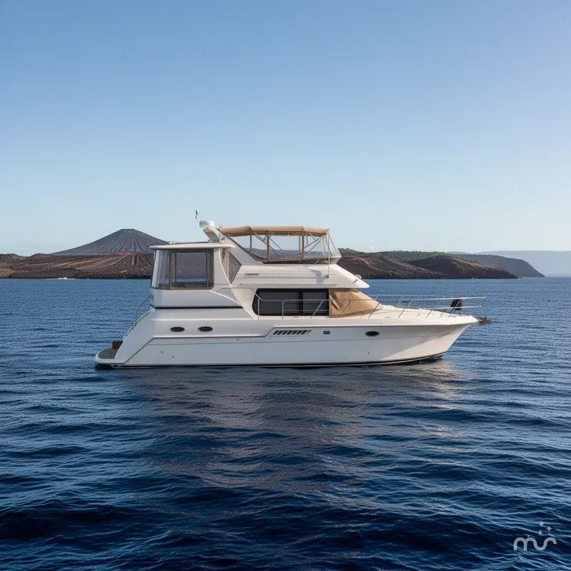 Slide: The Image of Carver Yachts 406 Aft Cabin Motor Yacht 2000 - 2
