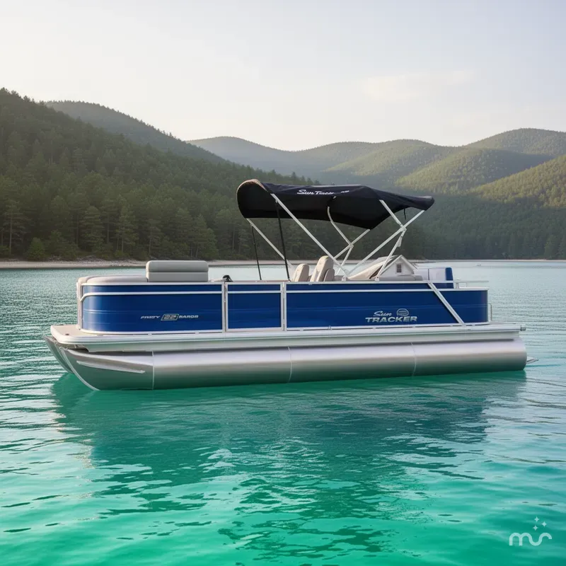 Slide: The Image of Sun Tracker Party Barge 22 RF XP3 2026 - 2