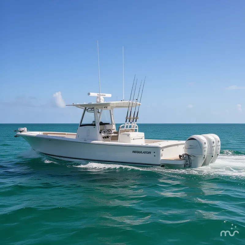 Slide: The Image of Regulator Marine 34 Center Console 2024 - 1