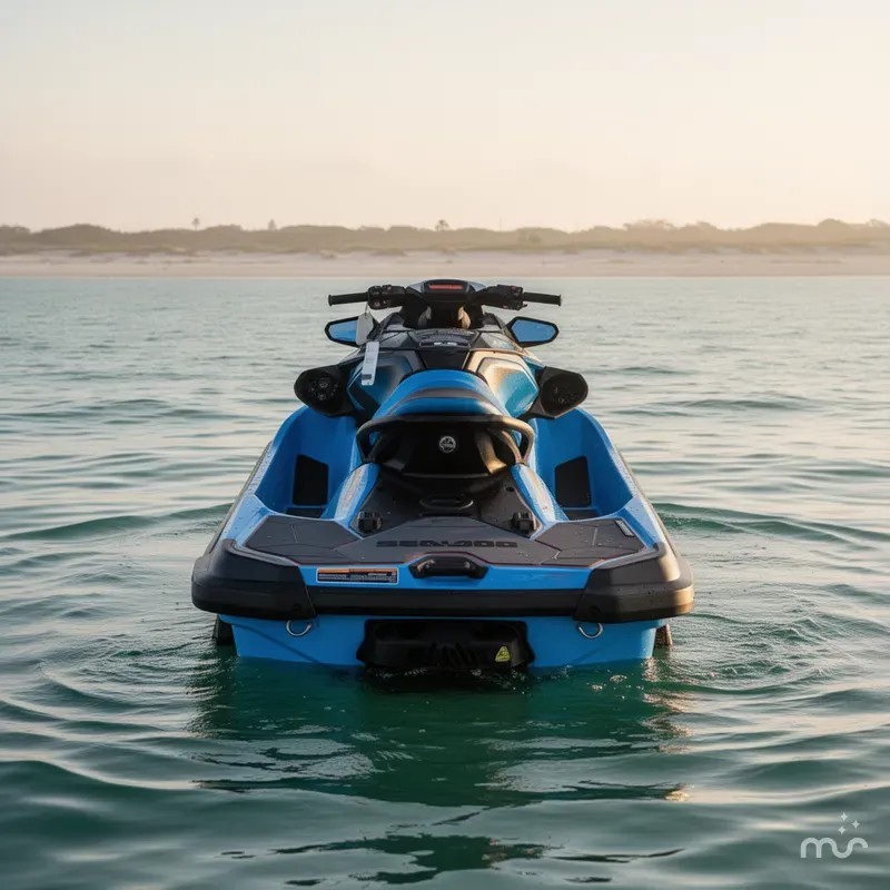 Slide: The Image of Sea-Doo RXT-X™ 325 Gulfstream Blue Premium 2026 - 3