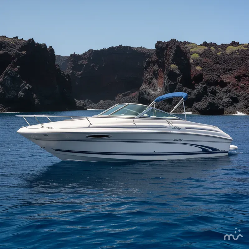 Slide: The Image of Sea Ray 215 Express Cruiser 1999 - 2