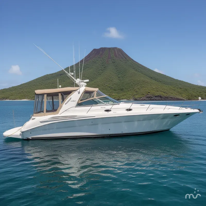 Slide: The Image of Sea Ray 400 Sundancer Sundacer 1998 - 2
