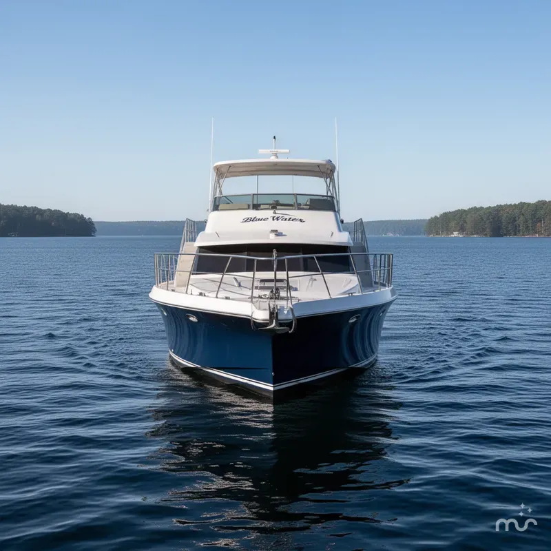 Slide: The Image of Blue Water 643 Motor Yacht 1996 - 2