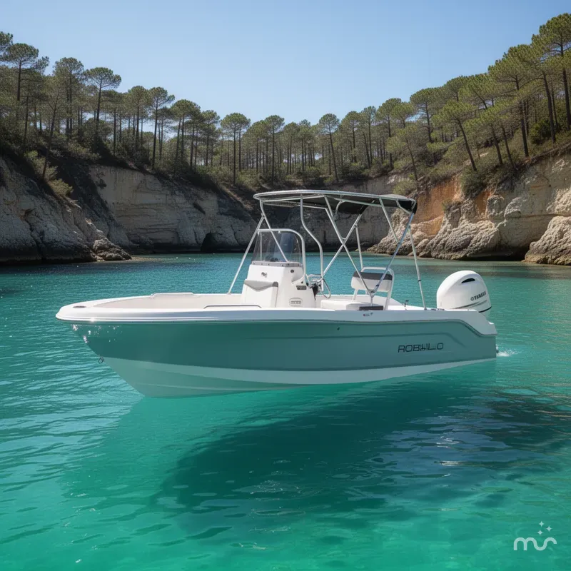 Slide: The Image of Robalo R160 Center Console 2026 - 2