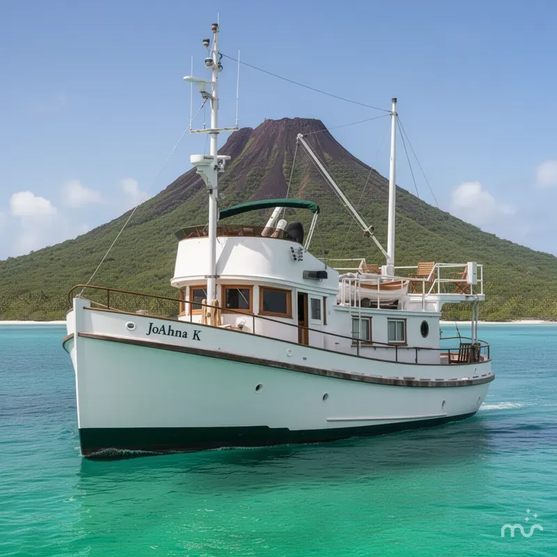 Slide: The Image of Fellows & Stewart 58 Long Range Expedition Trawler 1952 - 2