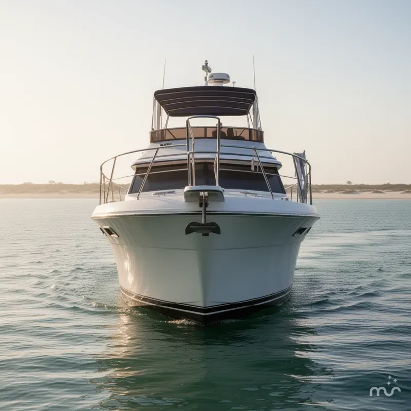 Slide: The Image of Carver 4227 Cockpit Motor Yacht 1987 - 1