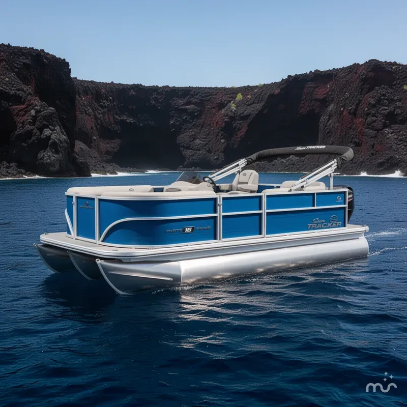 The Image of Sun Tracker Party Barge 16 DLX 2026 - 0