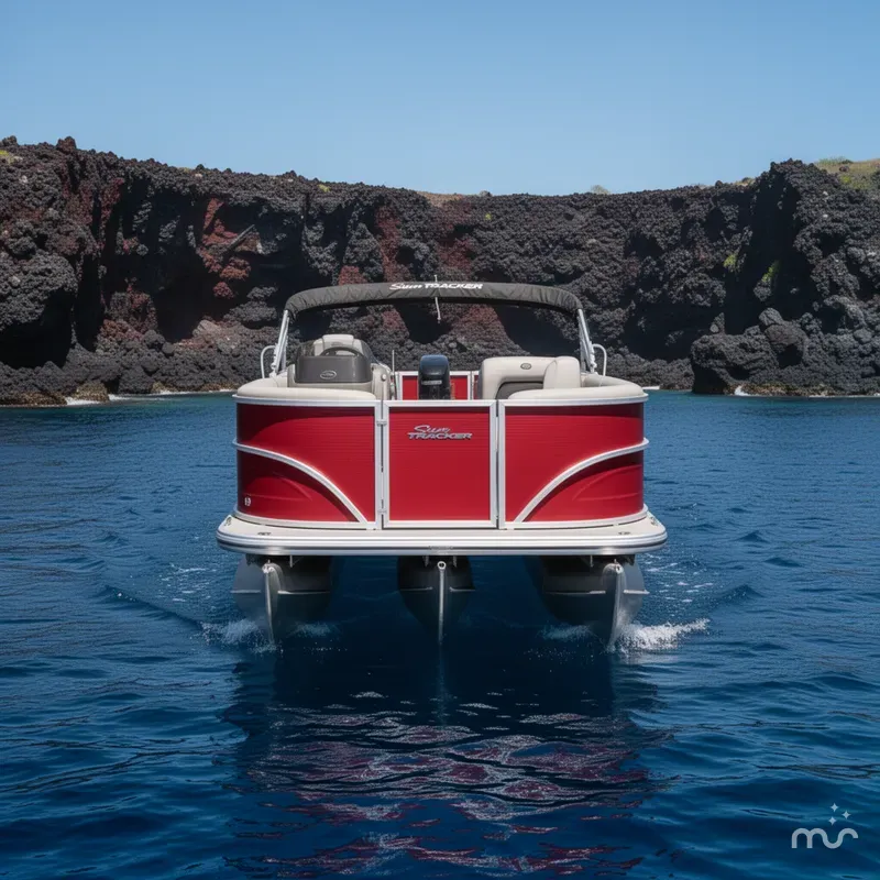 Slide: The Image of Sun Tracker Party Barge 16 DLX 2026 - 3