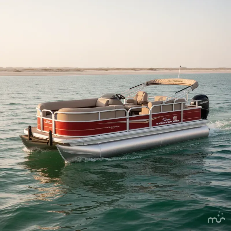The Image of Sun Tracker Party Barge 18 DLX 2024 - 0
