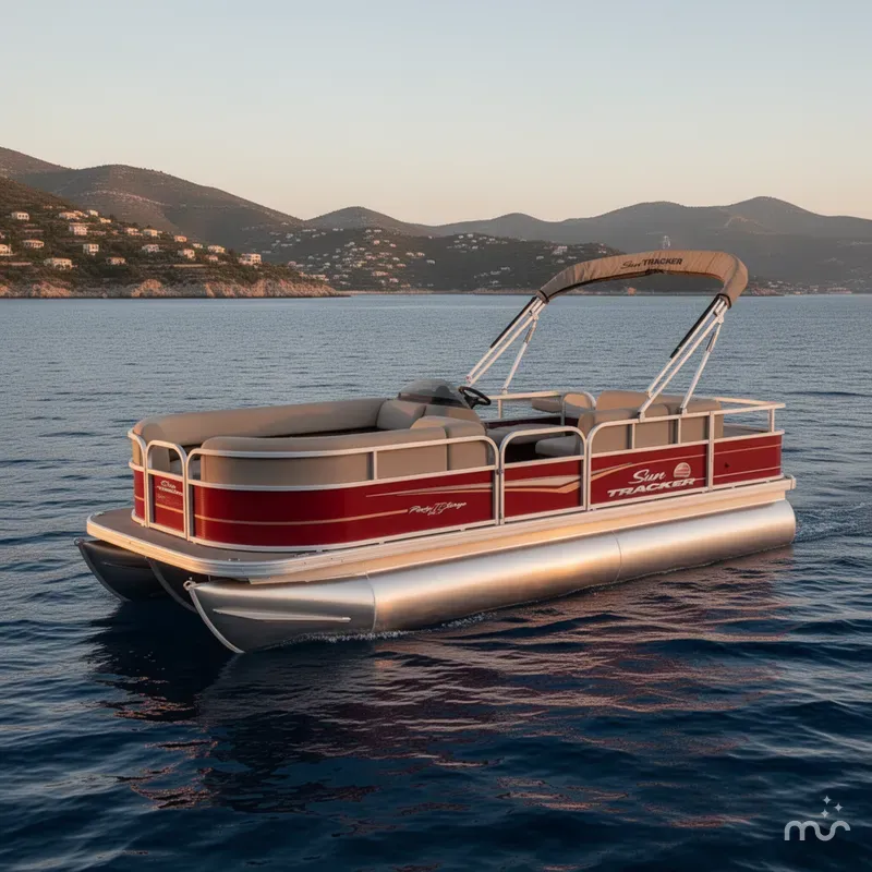 The Image of Sun Tracker Party Barge 18 DLX 2024 - 0