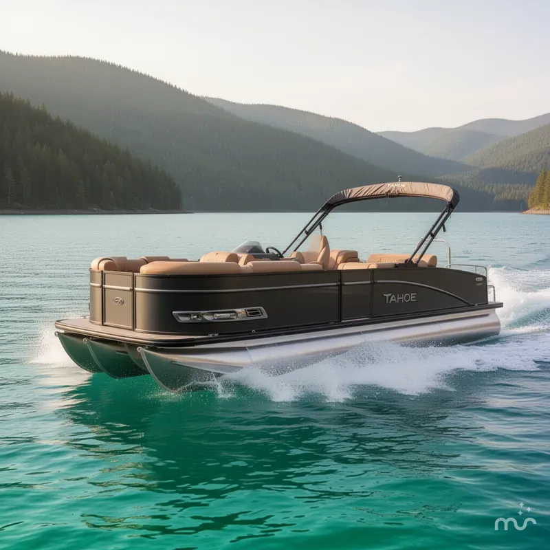 The Image of Tahoe Cascade 2385 Swingback (VRB) Tritoon & Honda 4-Stroke EFI 2026 - 0