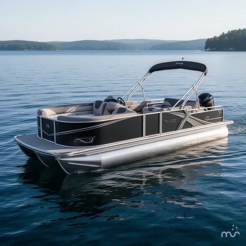 Slide: The Image of Tahoe LTZ 200HP VRB 2385 Swingback Tritoon 2026 - 0
