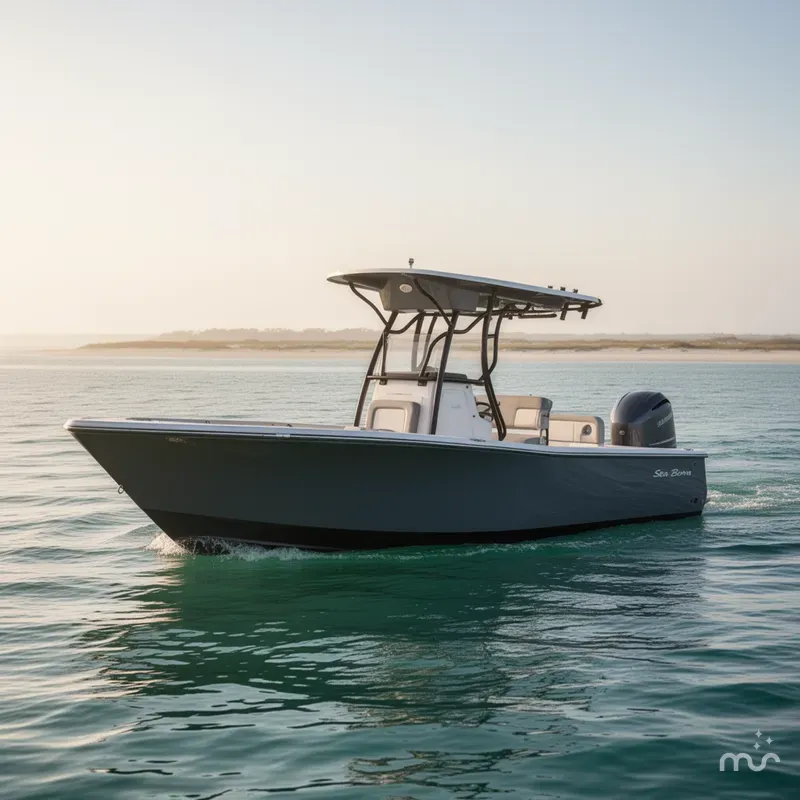 Slide: The Image of Sea Born LX24 Center Console 2024 - 2