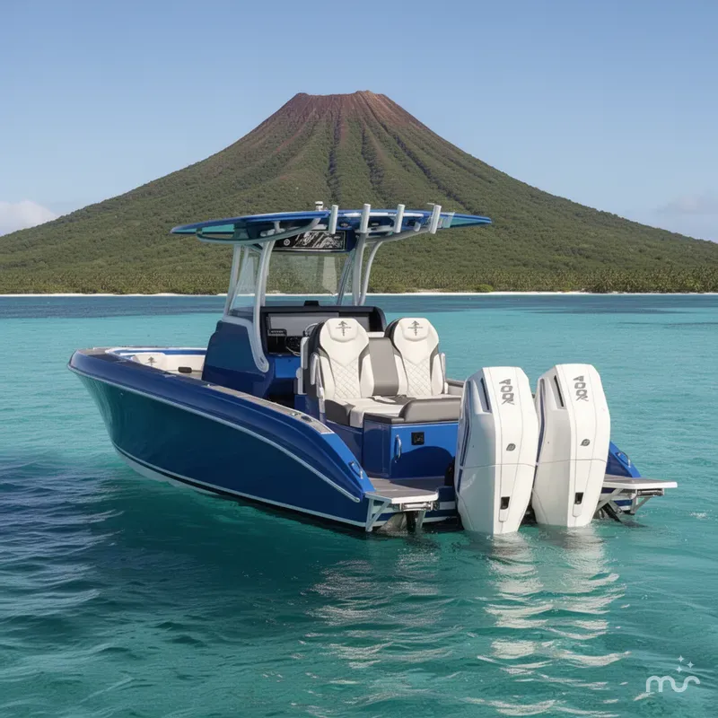 Slide: The Image of Statement Marine 350 Open Center Console 2027 - 3