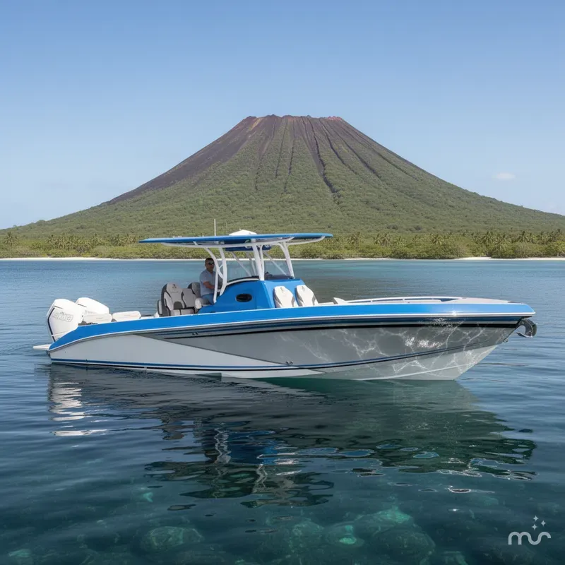 Slide: The Image of Statement Marine 350 Open Center Console 2027 - 4