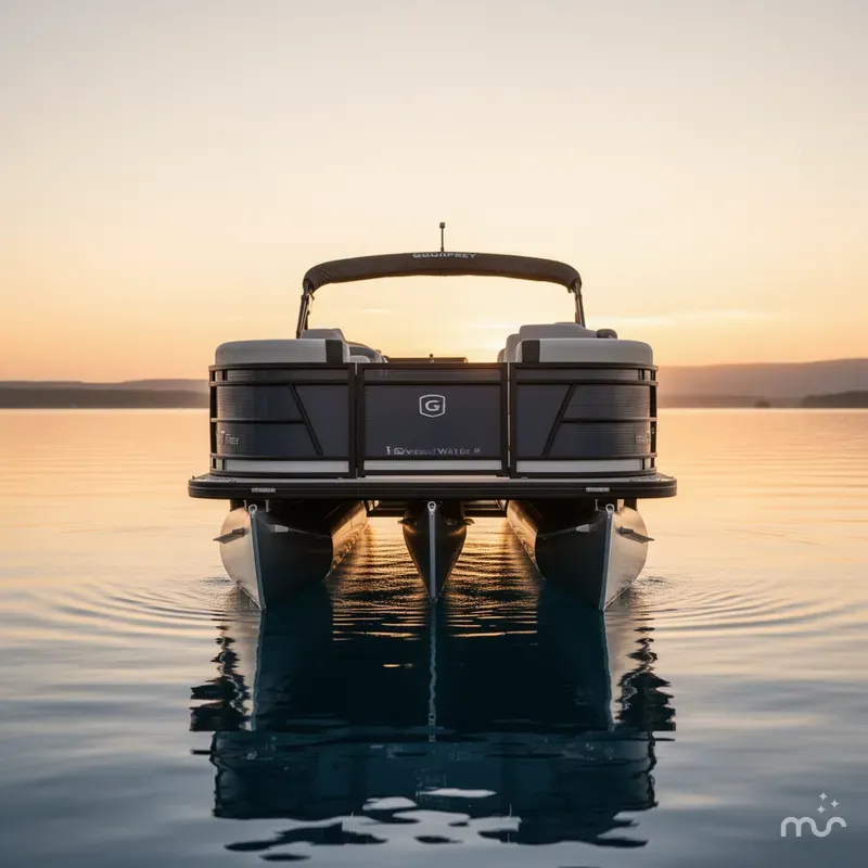 Slide: The Image of Godfrey Sweetwater 2486 QS w/ iMPACT Plus Tritoon Package 2025 - 2