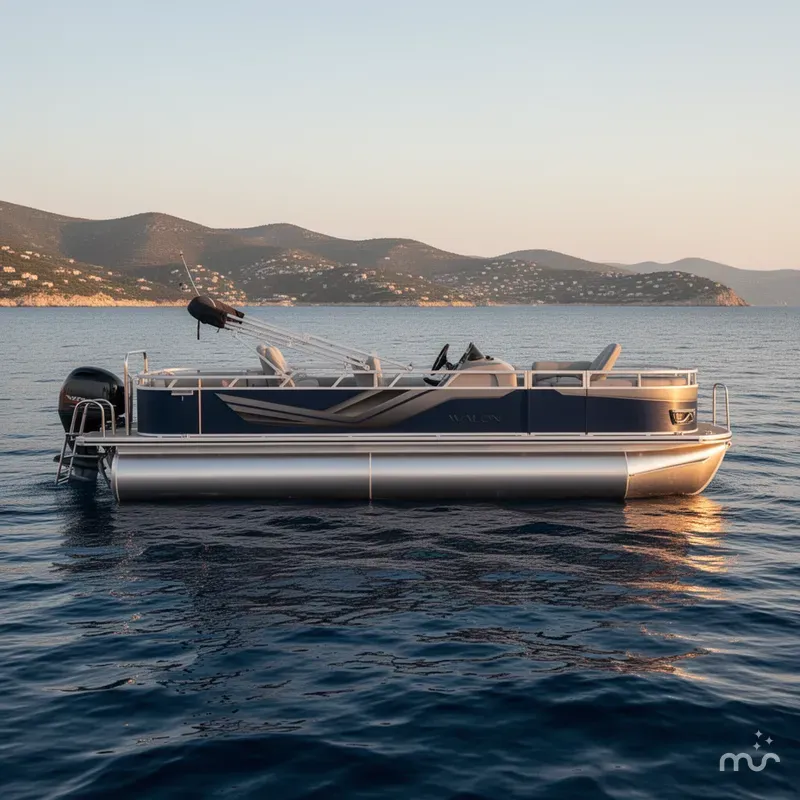 Slide: The Image of Avalon Venture 85 Rear Fish - 21' 2025 - 2