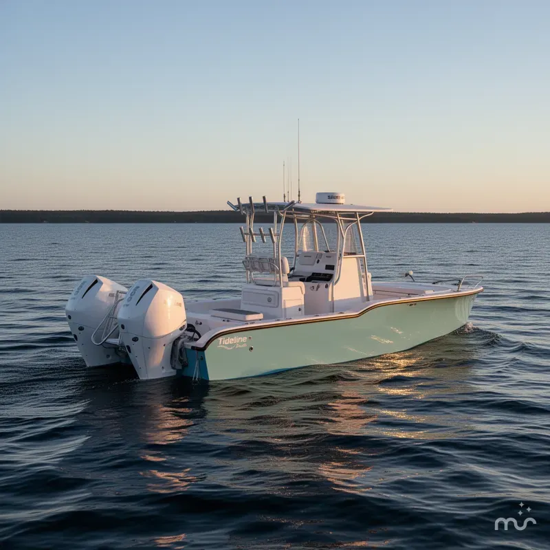 Slide: The Image of TideLine Boats 235 Hybrid 2025 - 3