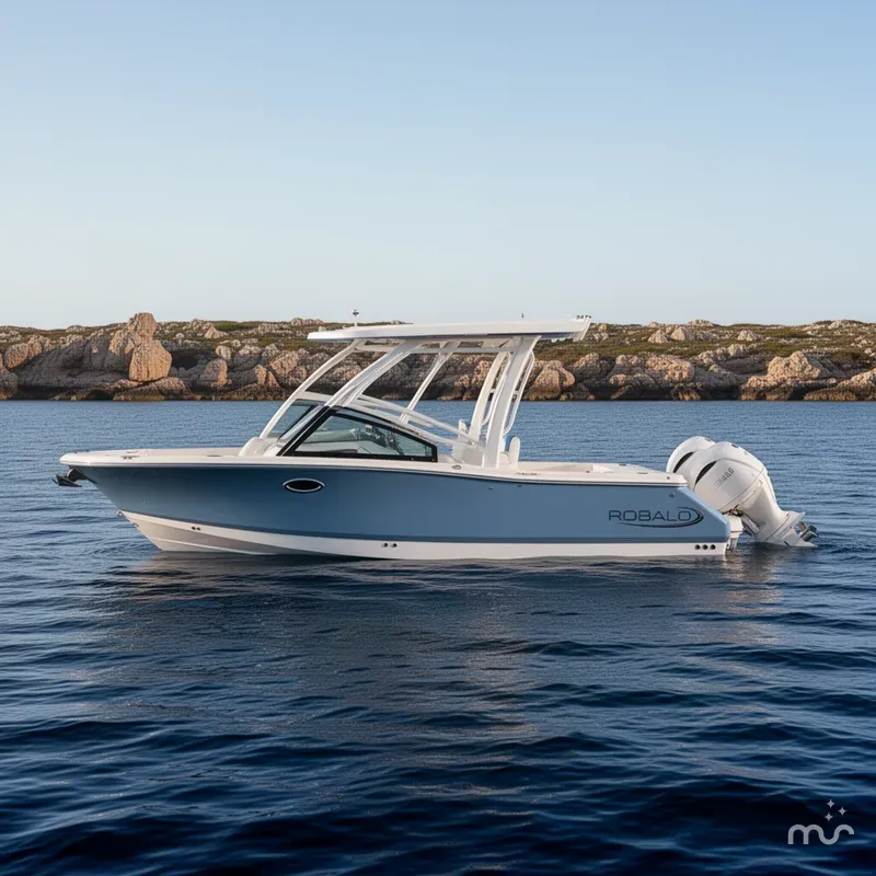 Slide: The Image of Robalo R257 Dual Console 2026 - 2