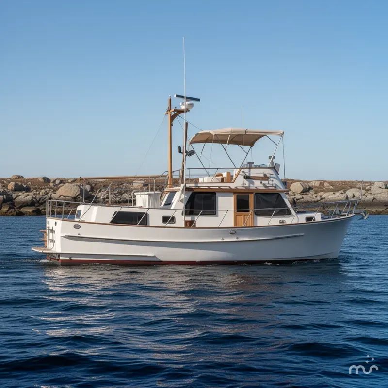 The Image of Monk 36 Trawler 1987 - 0