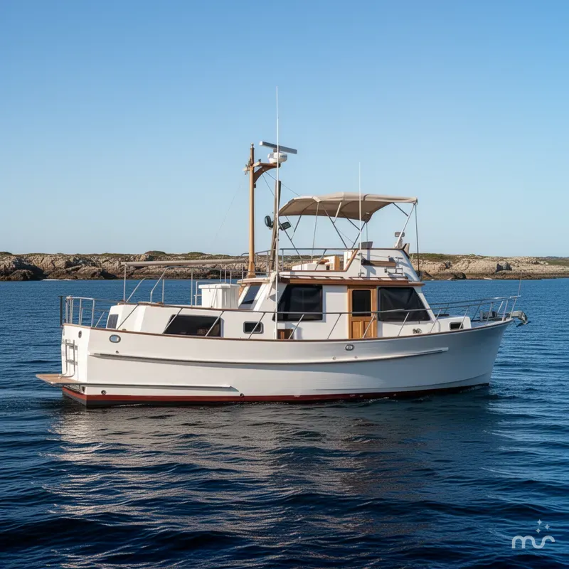 Slide: The Image of Monk 36 Trawler 1987 - 2