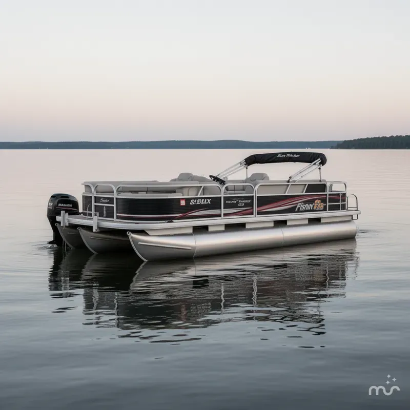 Slide: The Image of Sun Tracker Fishin' Barge 22 DLX 2012 - 2