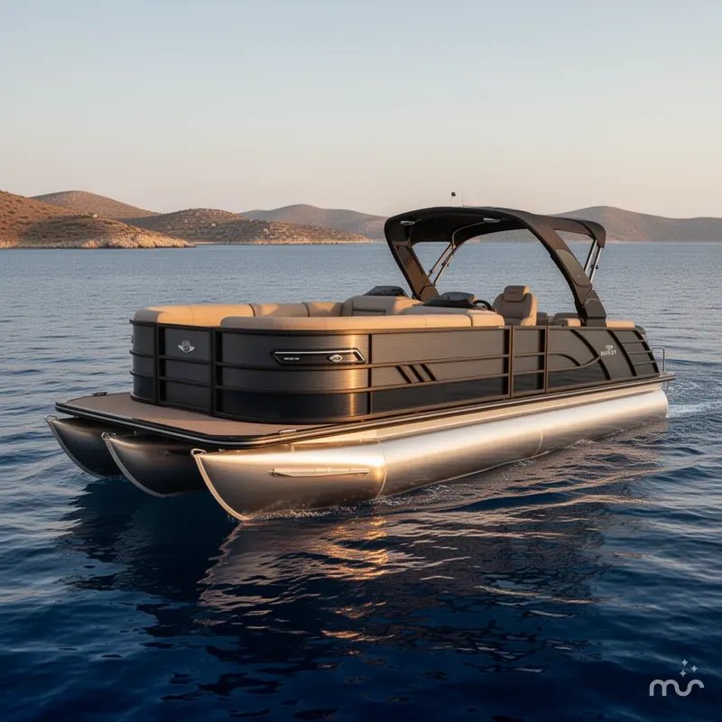 Slide: The Image of Bentley Pontoons Elite 253 Admiral 2025 - 2