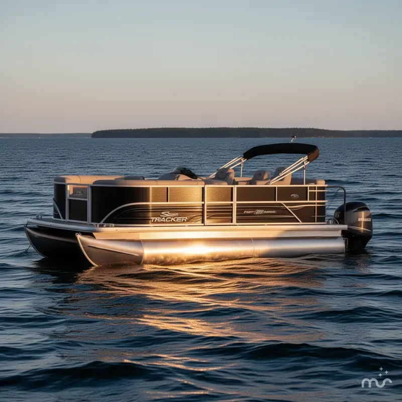 Slide: The Image of Sun Tracker Party Barge 20 DLX 2026 - 2