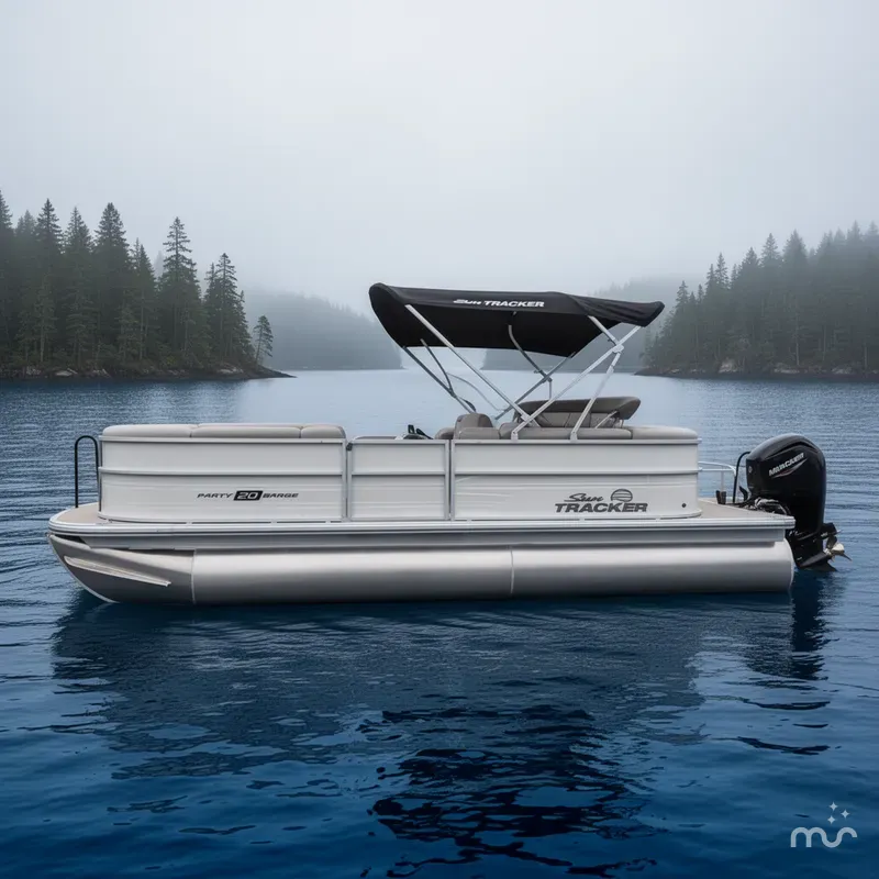 Slide: The Image of Sun Tracker Party Barge 20 DLX 2026 - 2