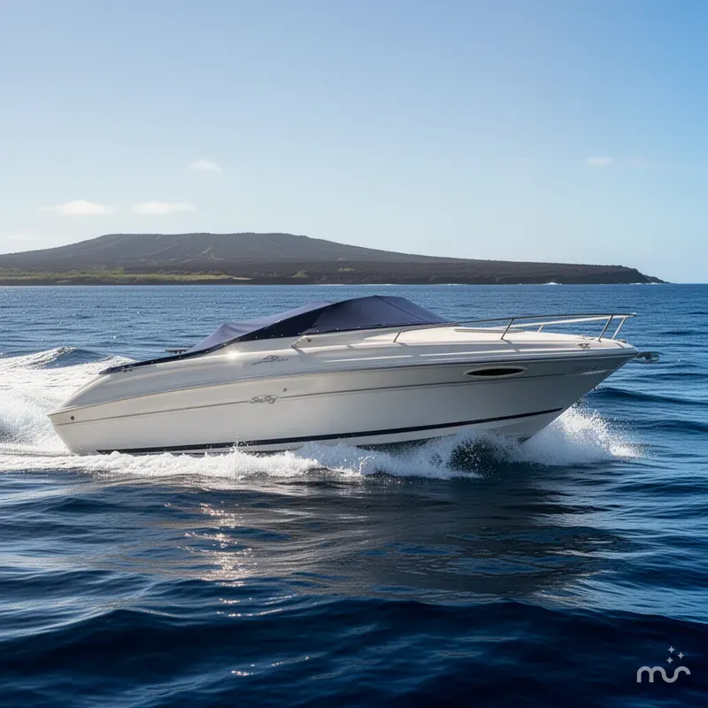 Slide: The Image of Sea Ray 215 Express Cruiser 1997 - 4