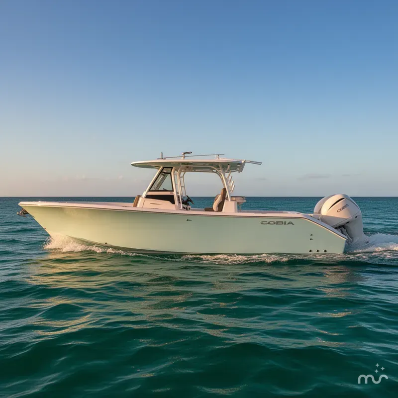 Slide: The Image of Cobia 305 Center Console 2026 - 2