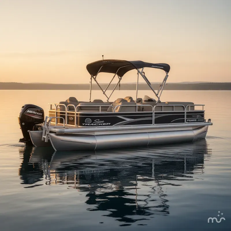 Slide: The Image of Sun Tracker Fishin' Barge 20 DLX 2017 - 0