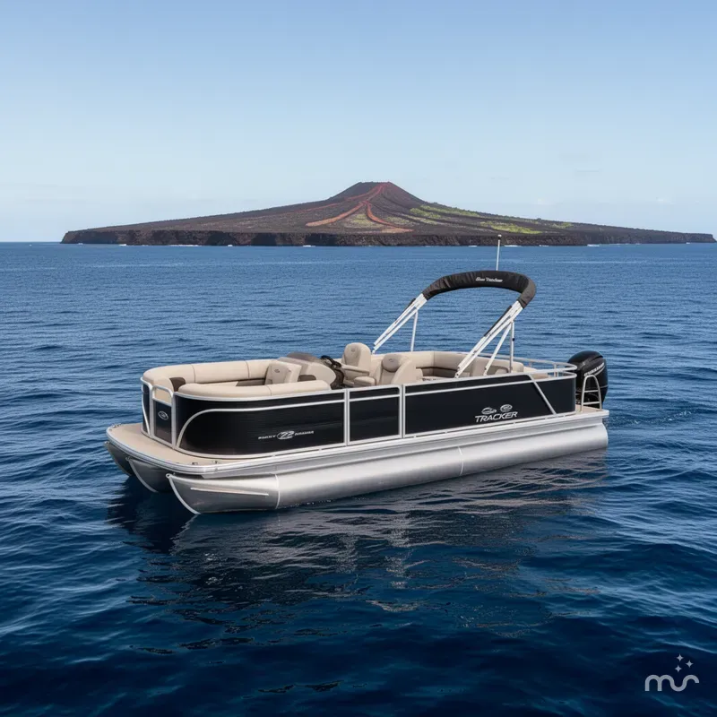 The Image of Sun Tracker Party Barge 22 RF DLX 2026 - 0