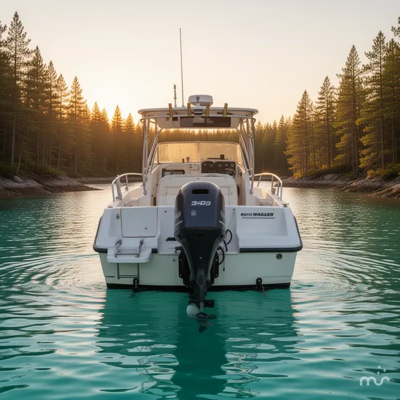 Slide: The Image of Boston Whaler 23 Conquest 1999 - 3