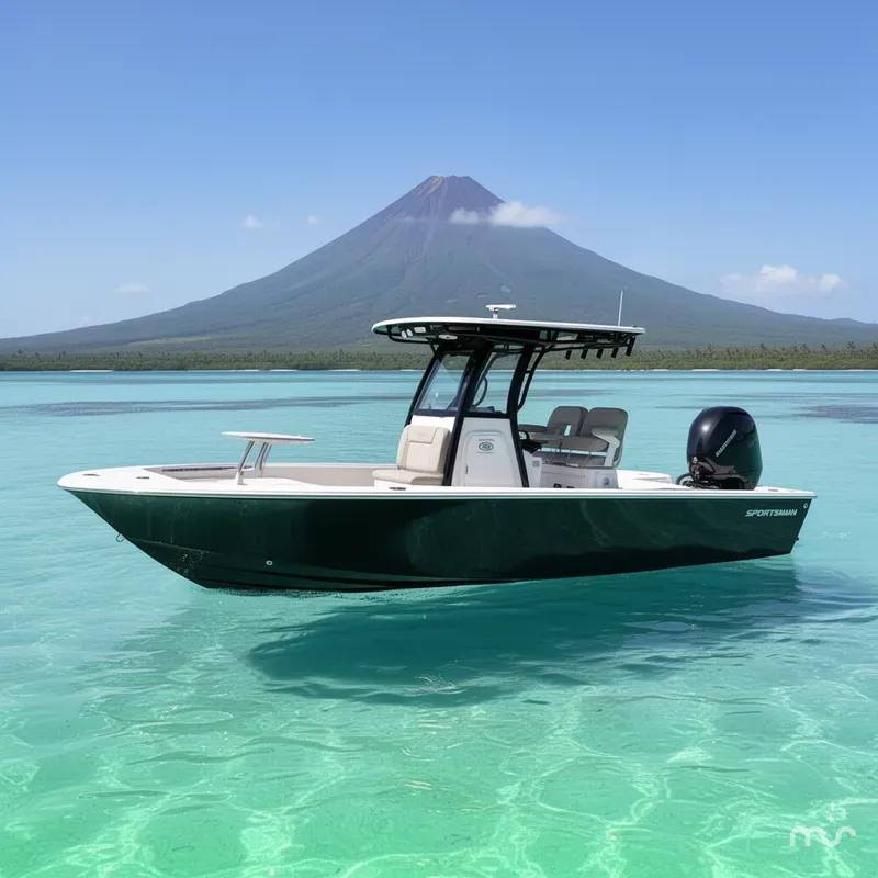 Slide: The Image of Sportsman Masters 267OE Bay Boat 2025 - 2