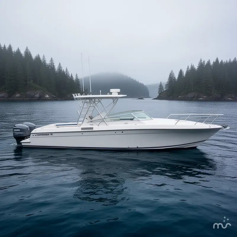 The Image of Contender 35 Side Console 2000 - 0