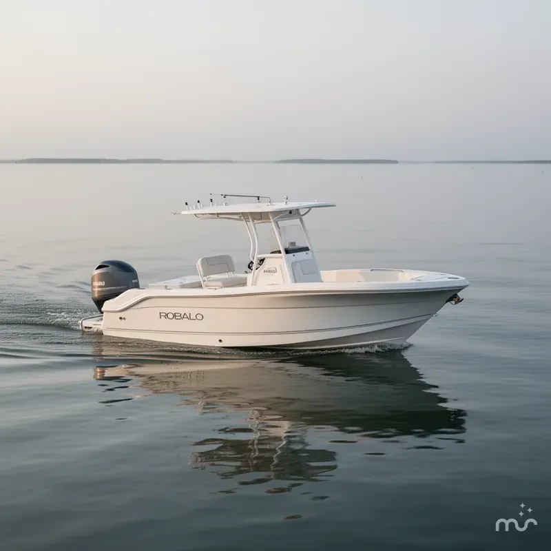 Slide: The Image of Robalo Center Console R160 In Stock Trailer included 2026 - 0