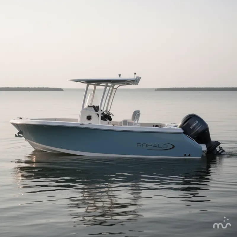 Slide: The Image of Robalo Center Console R230 In Stock Trailer Included 2026 - 4