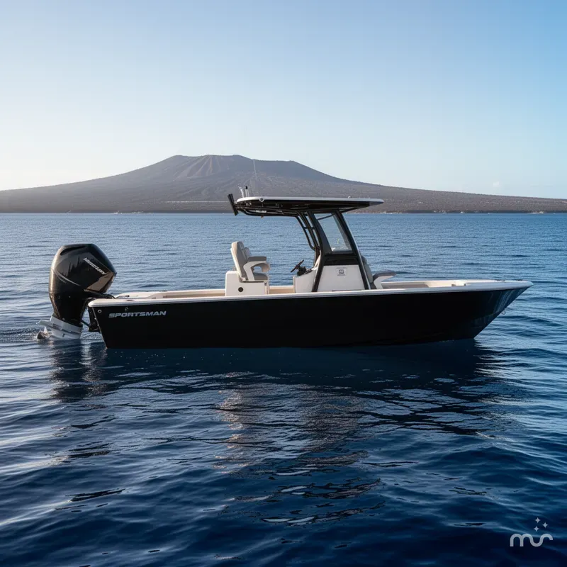 Slide: The Image of Sportsman Masters 267OE Bay Boat 2025 - 2