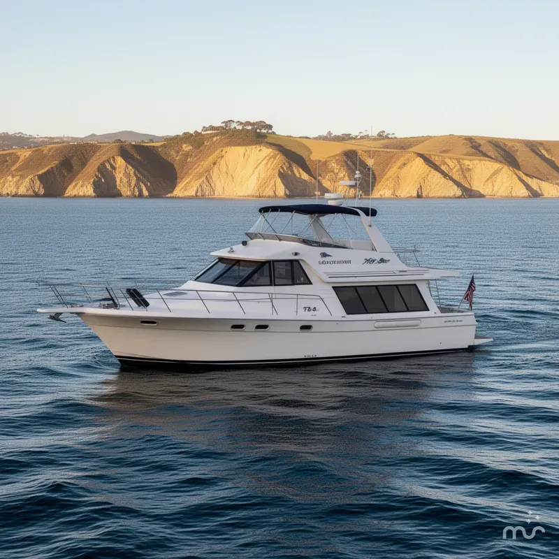 Slide: The Image of Bayliner 4788 Pilot House Motoryacht 1998 - 0
