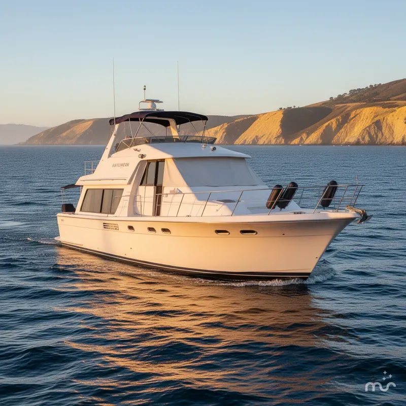 Slide: The Image of Bayliner 4788 Pilot House Motoryacht 1998 - 3