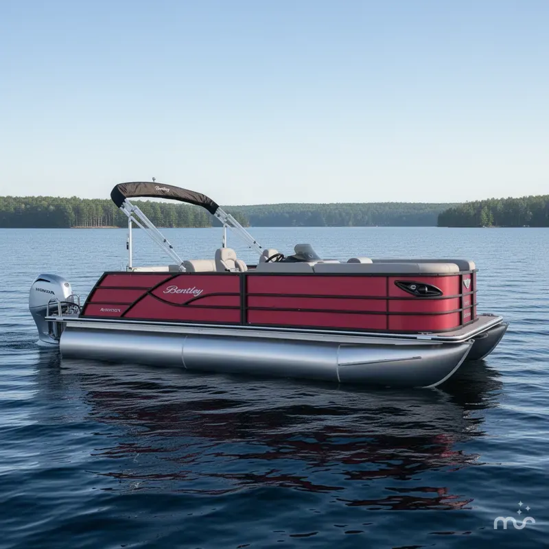 Slide: The Image of Bentley Pontoons Legacy 200 Swingback Pontoon & Honda 4-Stroke EFI 2026 - 0